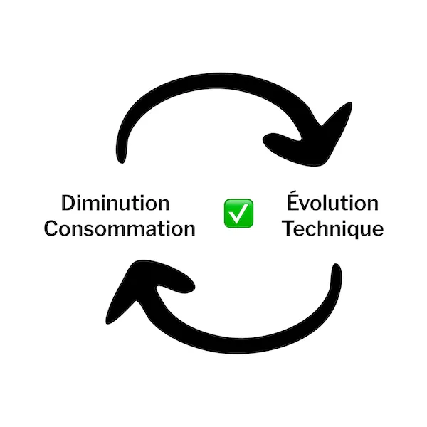 Cercle vertueux de l'effet rebond